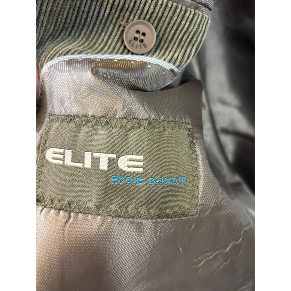 Men's Elite Eddie Domani Olive Green Corduroy Blazer 46R - Picture 8 of 14